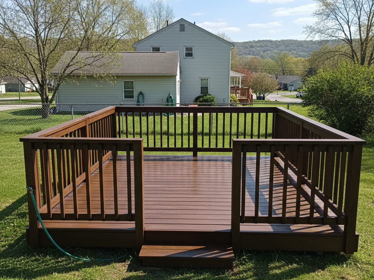 Deck Board Replacement completed by Absolute Deck Solutions in Greenville, OH