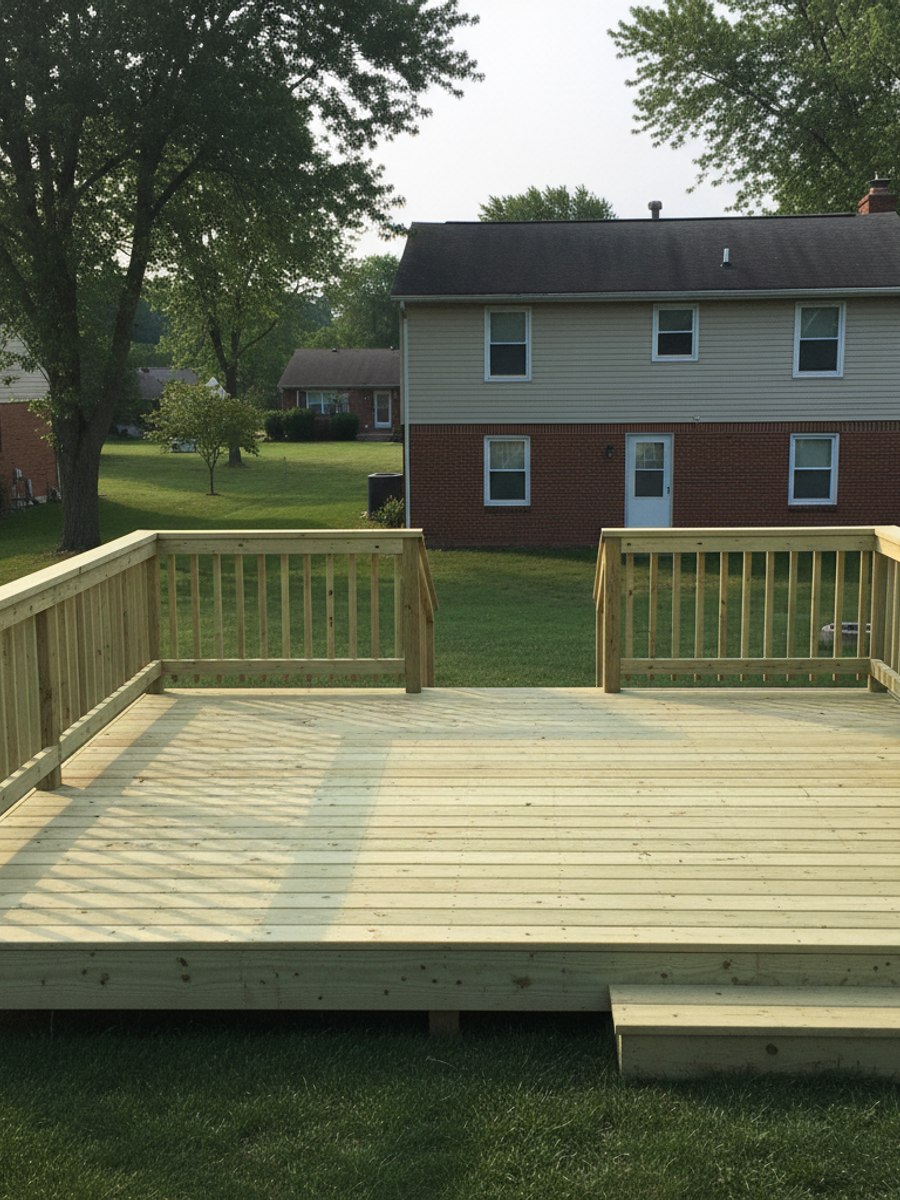Deck Board Replacement completed by Absolute Deck Solutions in Bellefontaine, OH