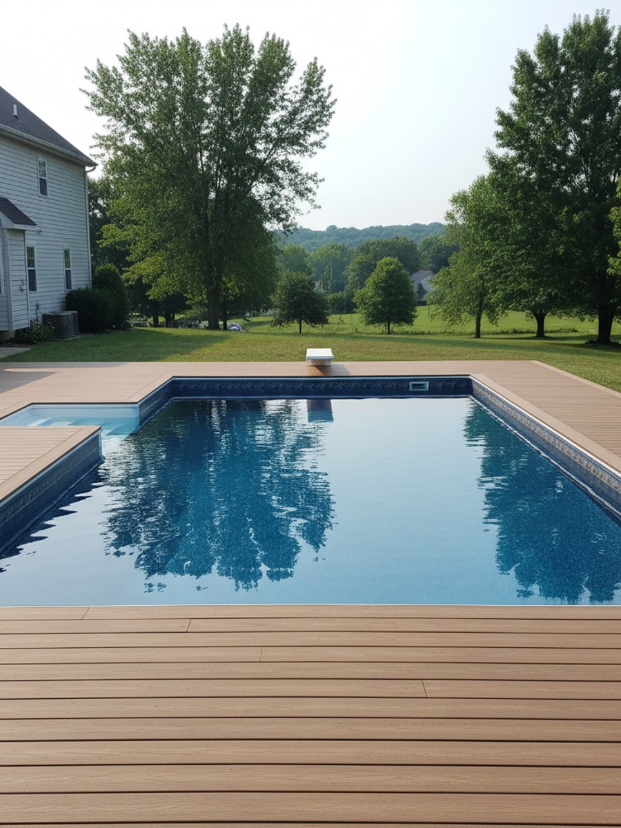 Composite Decking Installation completed by Absolute Deck Solutions in Vandalia, OH